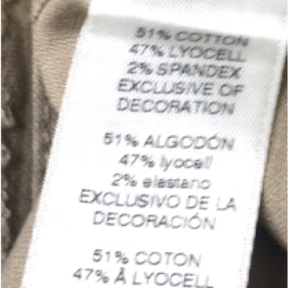 White house Black Market Khaki Tan  Twill Military Style Jacket - Picture 11 of 12